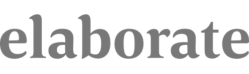 elaborate logo grey